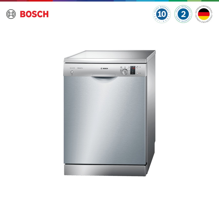 Bosch SMS25AI00V free-standing dishwasher 60 cm serie 2 silver inox