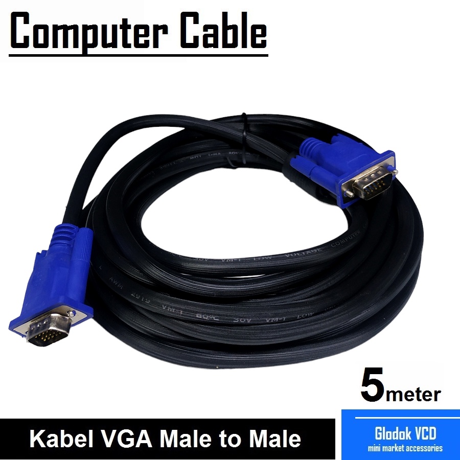 Kabel VGA Male to Male 5M