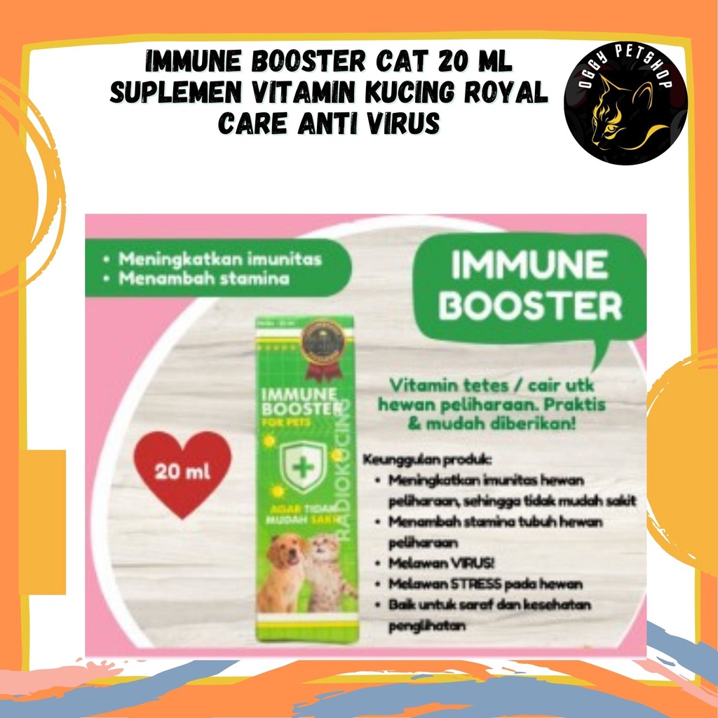 Immune Booster Cat 20 ml Suplemen Vitamin Kucing ROYAL CARE Anti Virus