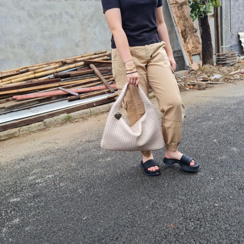 Bottega V Hobo Bag | Shoulder Import Hobo Bag with Tag
