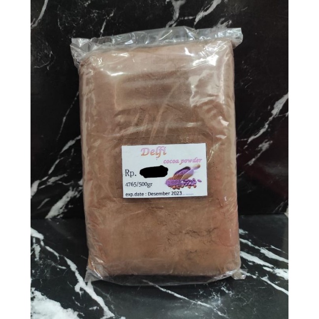 

COCOA POWDER DELFI 500GR /coklat bubuk /tepung coklat,/Repack/Repacking