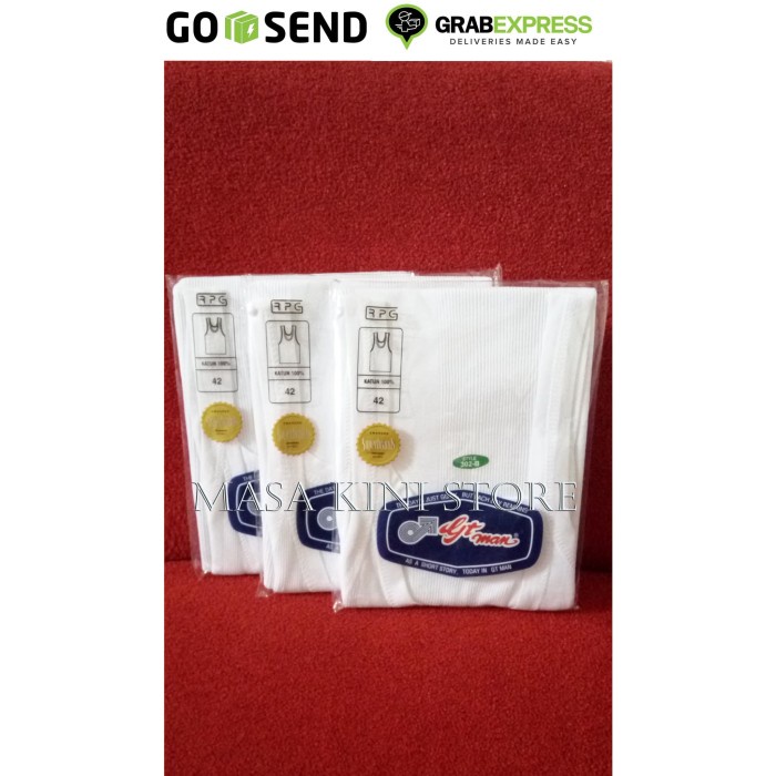 Kaos Dalam Kaos Dalam Singlet Pria Gtman Gt-Man Gt Man/Kaos Dalem Kutang Pria 302