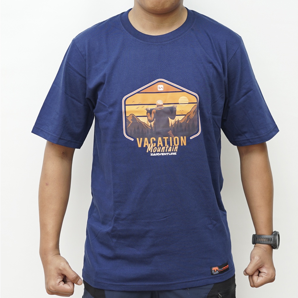 kaos tshirt tema adventure hiking zarventure 1011