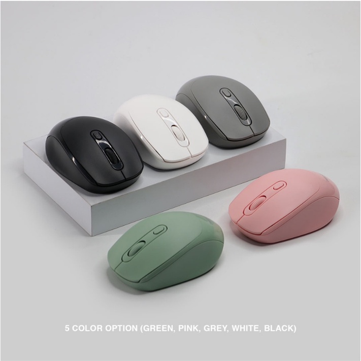 Mouse Wireless + Bluetooth Rexus Q35 Silent Click Office Mouse (Dual Connection)