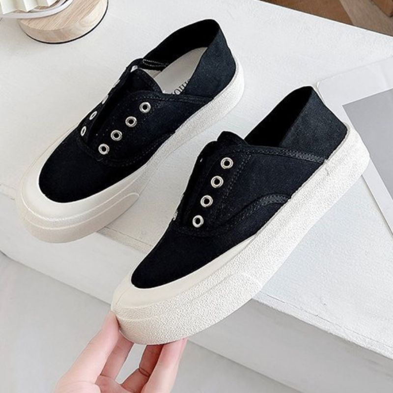 [✅BISA COD] 8092 Sepatu Wanita Import SCS Slip On VIRAL 2021 2022