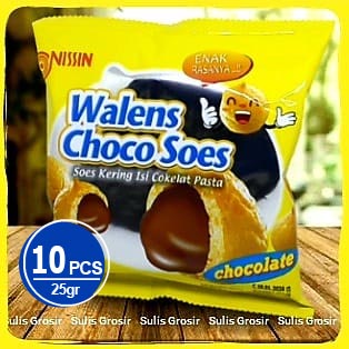 

Nissin Walens Choco Soes 25gr Renceng Isi 10 Pcs