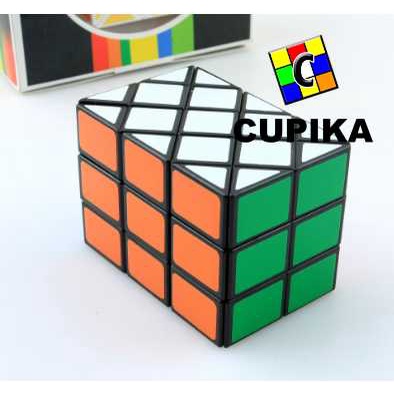 Rubik 3x3 Super windmill 3x5 Blackbase Unik Viral TIkTok