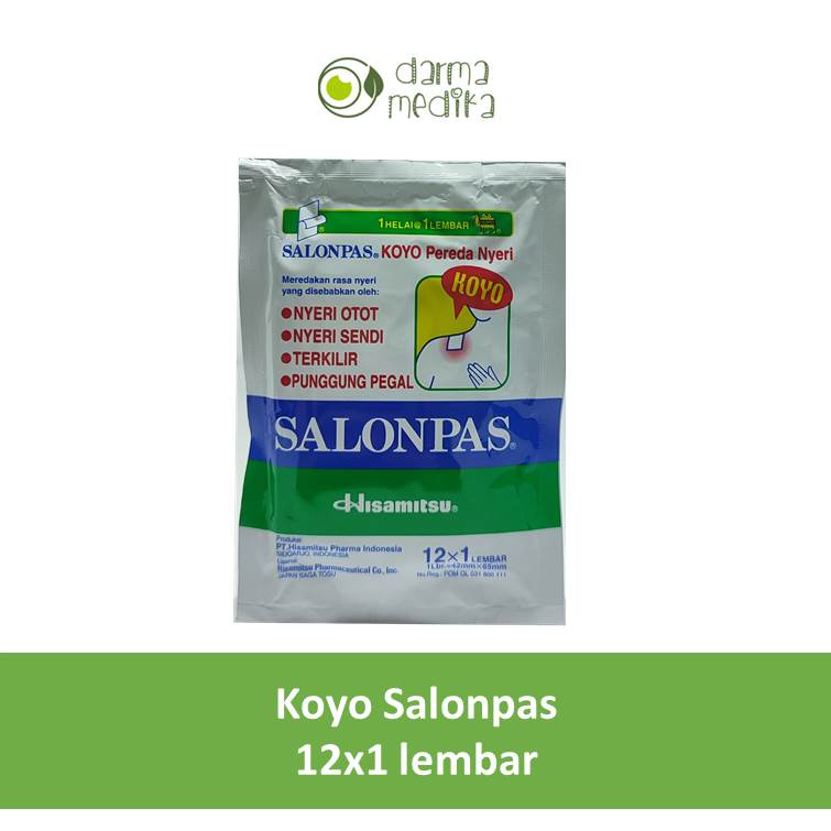 Salonpas saset isi 12 lembar