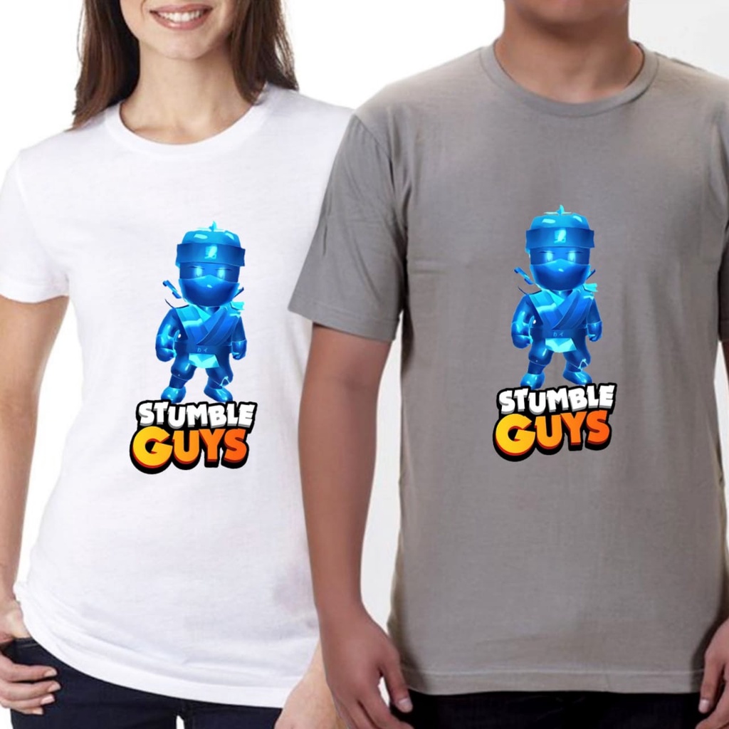 Kaos Dewasa Unisex Bergambar Stumble Guys Dynamitron