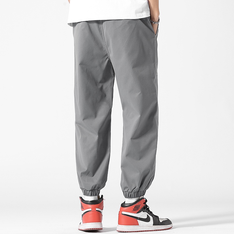 Celana Pria Celana Panjang Olahraga Casual Santai Sporty Saku Ritsleting Fashion Pants