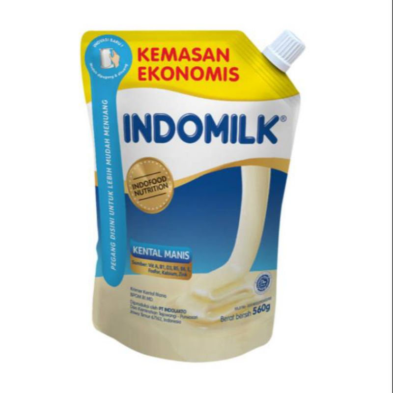 

Indomilk Kental Manis Susu [560 g/ Kemasan Pouch]