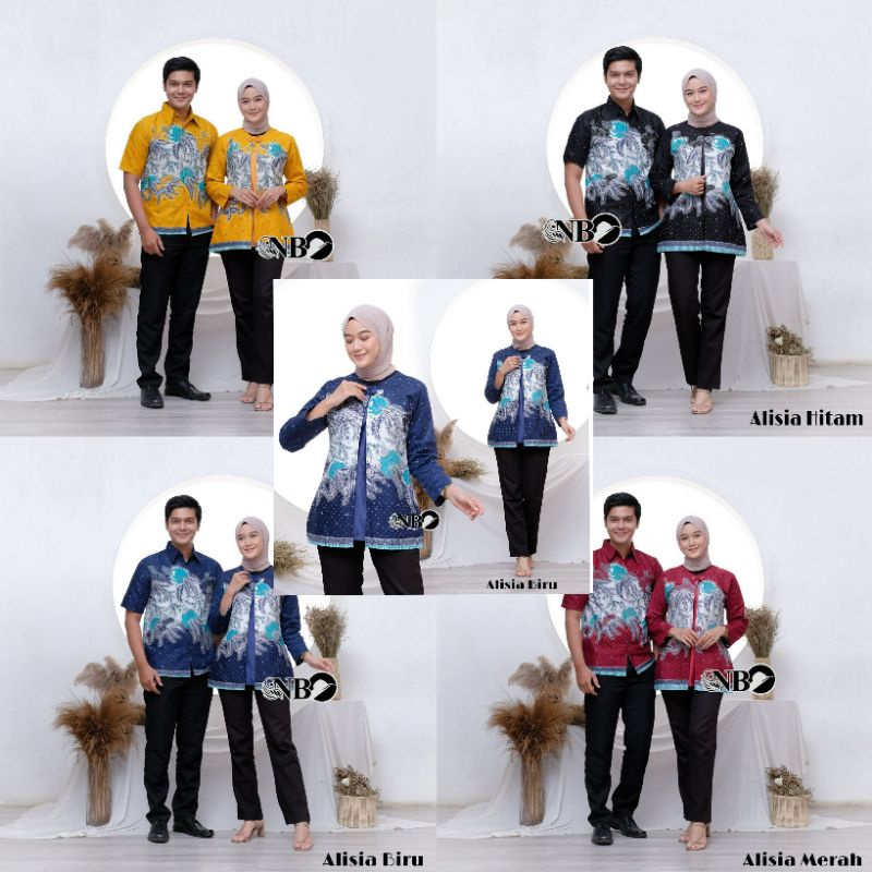 BATIK COUPLE ATASAN BLOUSE KEMEJA SERAGAM BATIK KANTOR