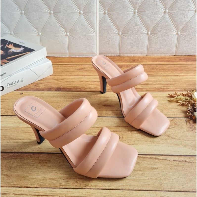 ABBUSHOES RY 28 sendal hak tinggi Rayyana 9cm