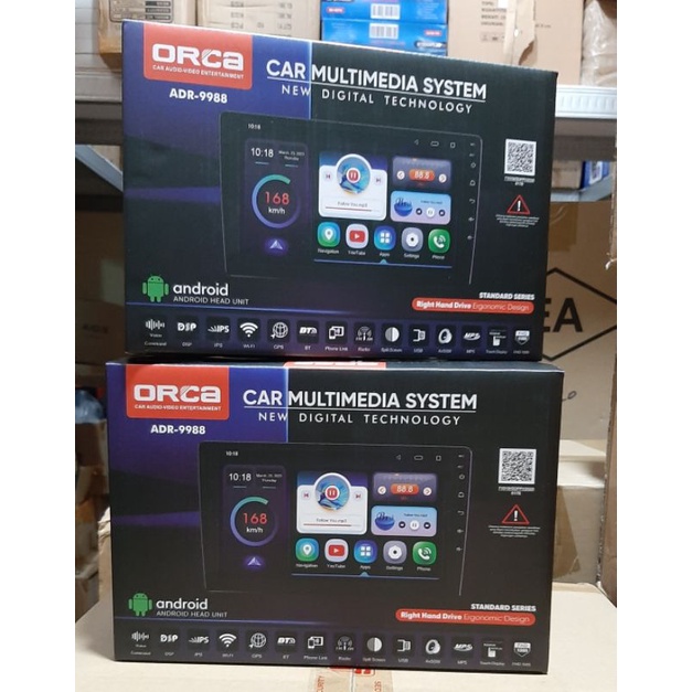 Head Unit Android ORCA ADR 9988 NEW DSP ANDROID 9 inch ORCA ADR 9988 DSP