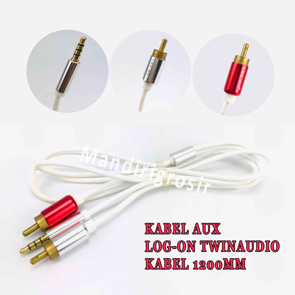 Log-on* Twin Audio* Kabel AUX* Kabel 1200mm