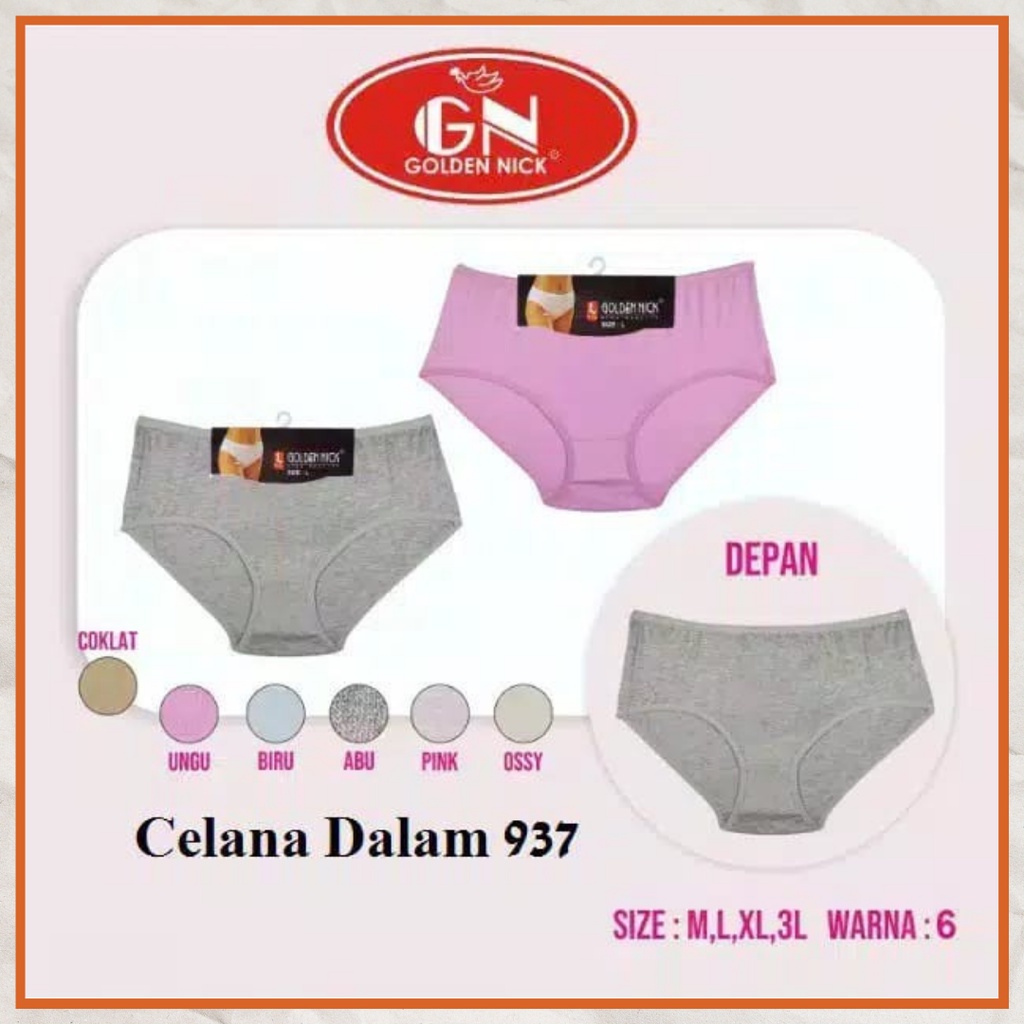 celana dalam wanita polos golden nick