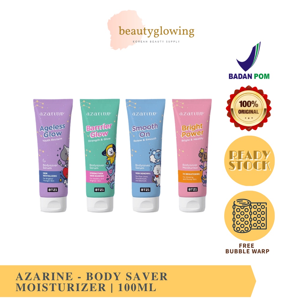 Azarine x BT21 Body Saver Moisturizer 100ML