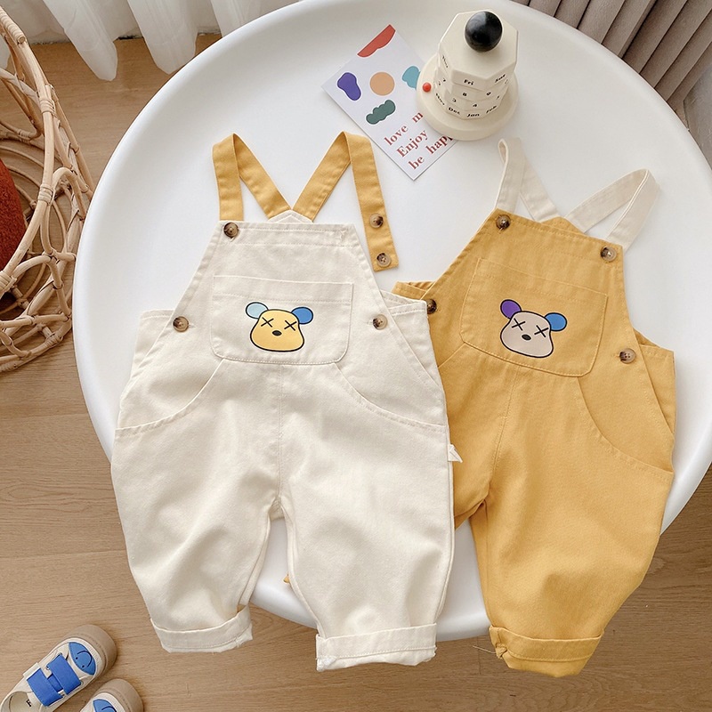 Baju kodok  Overall unisex anak laki-laki & perempuan umur 3.5 - 5 tahun