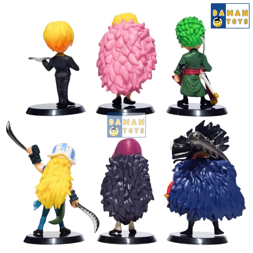 Action Figure Anime Kaido Zoro Killer Sanji D Doflamingo One piece Pajangan koleksi Patung