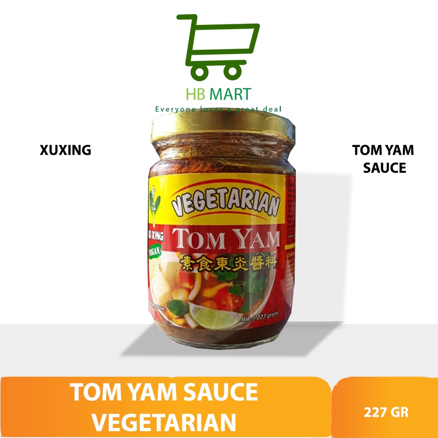 

TOM YUM SAUCE VEGETARIAN/TOMYUM/TOMYAM/ SAUS TOMYAM XUXING 227 GR