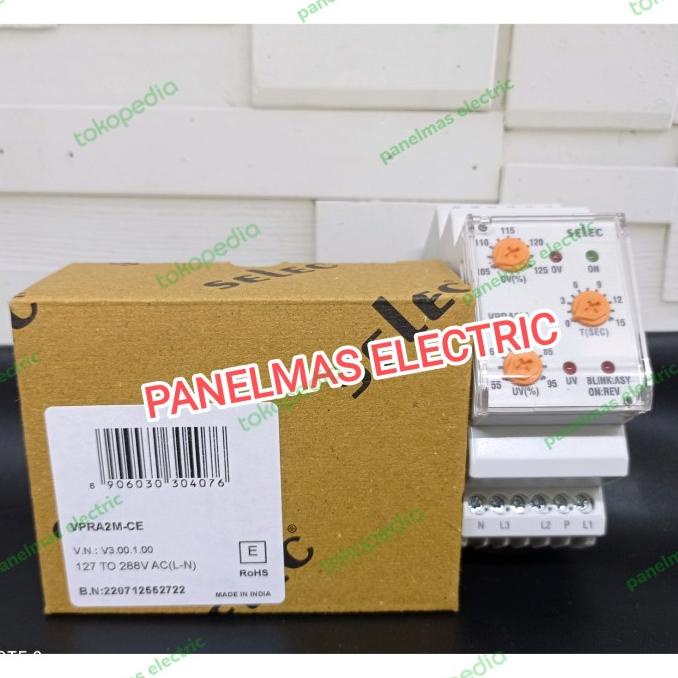 SELEC VPRA2M VPR PROTEKSI TEGANGAN PFR VOLTAGE PROTECTION RELAY