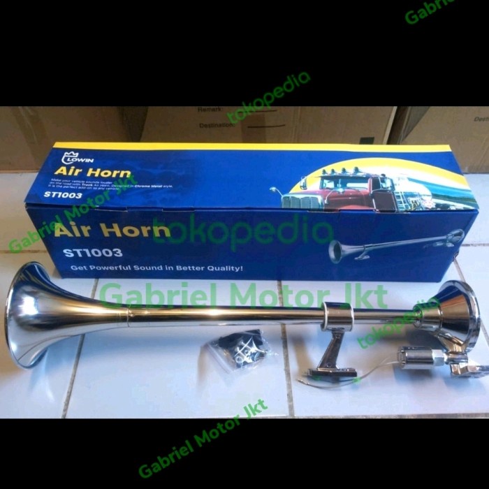 big air horn klakson 1 trompet angin truck(80cm) 12/24volt