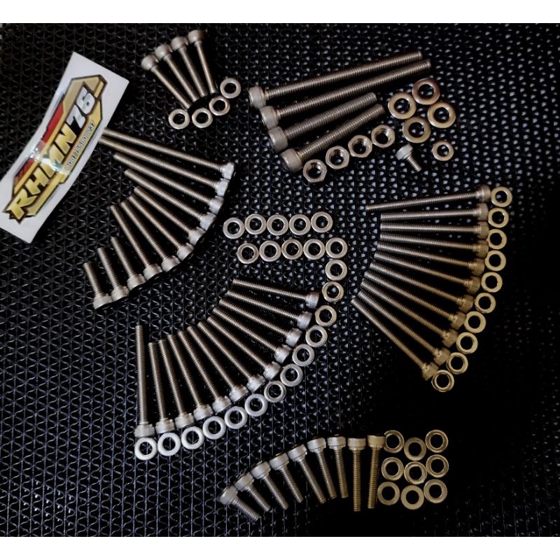 Baut L Stainless Set Mesin Honda Tirev Tiger / Tiger Revo