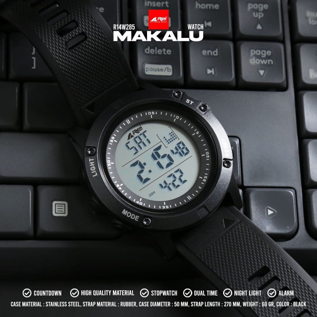 JAM TANGAN AREI MAKALU JAM TANGAN DIGITAL ANALOG