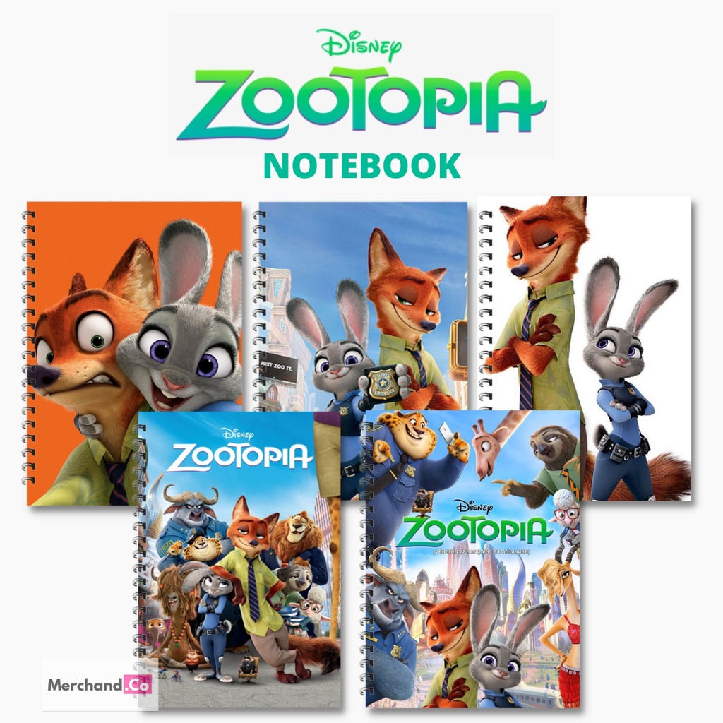 

A5 / notebook zootopia / notebook / buku tulis / zootopia / buku tulis zootopia / film disney zootopia