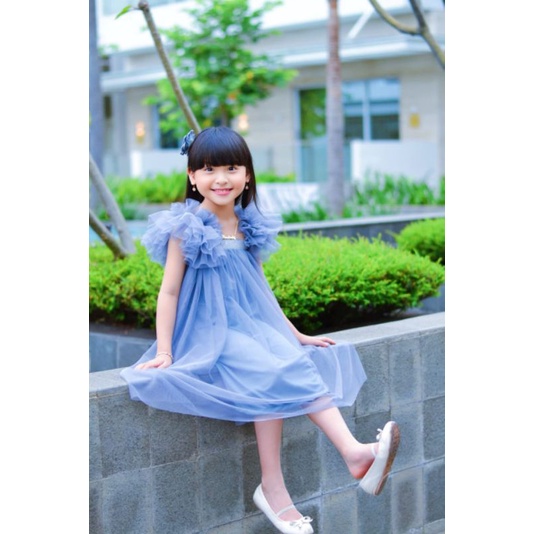 Dress Ruffle Viral Anak / Baju anak konveksi