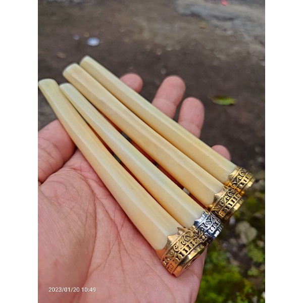 Once tulang sapi crystal super ring alpaka