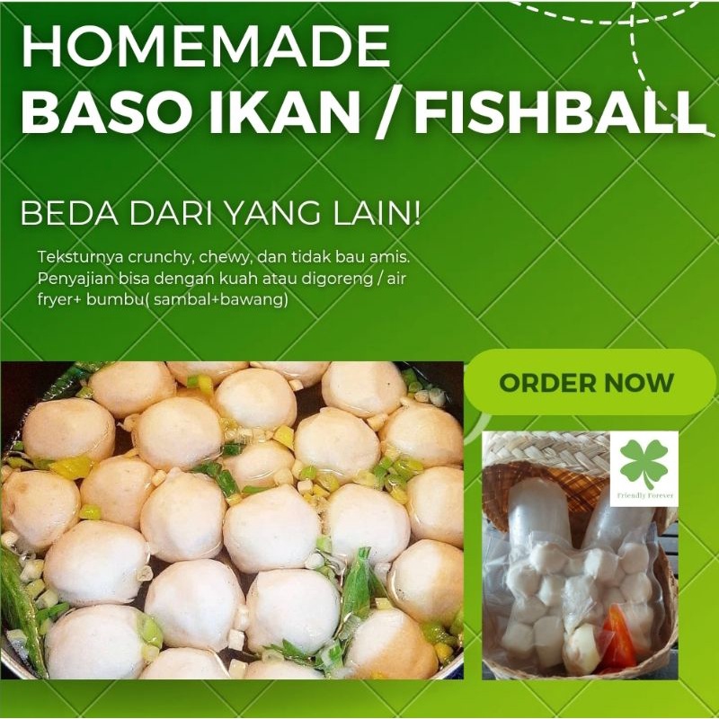 

Baso Ikan / Bakso Ikan / Fish Ball / Fishball / Homemade Baso Ikan Halal Frozen