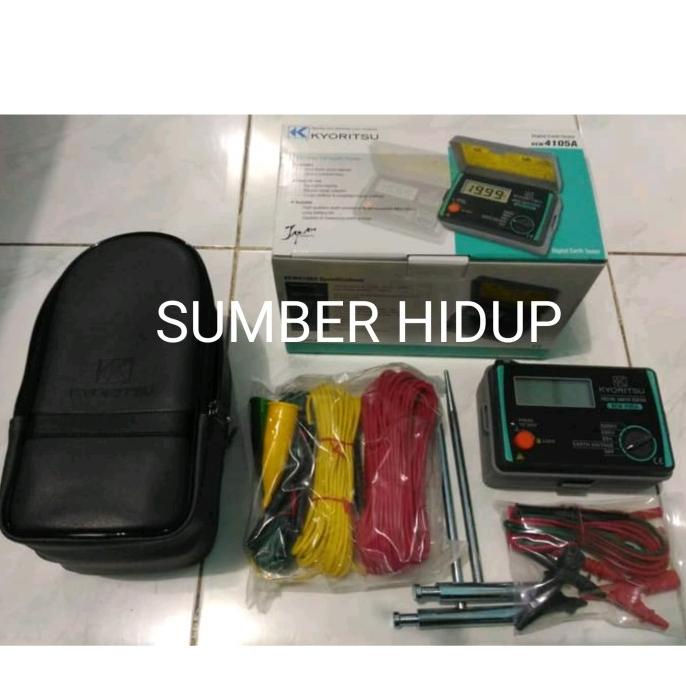 Kyoritsu KEW4105A Earth Grounding Tester Meter KEW 4105A ORI ASLI sumberh11 dijamin