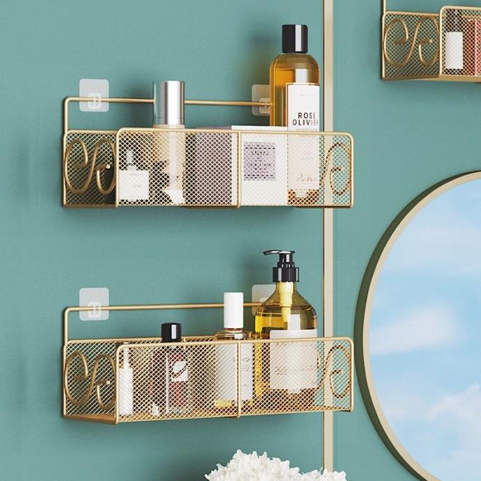 PEMEGANG SAMPO RAK KAMAR MANDI AKSESORI KAMAR MANDI RAK CADDY SHOWER TG456454T