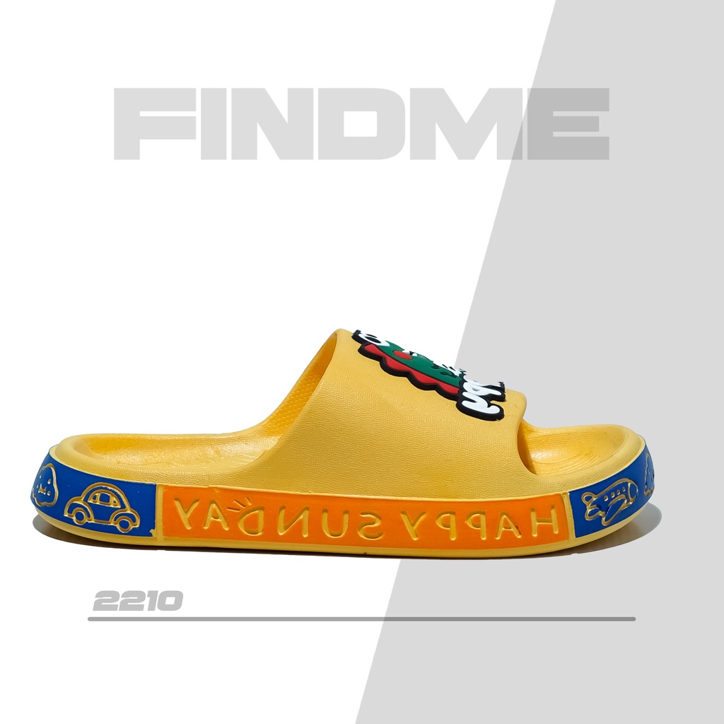 SANDAL ANAK-ANAK SLIP-ON MOTIF LUCU FAVORITE BAHAN RUBBER BERKUALITAS IMPORT 2210