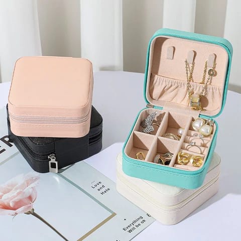 Kotak Perhiasan Travel Jewelry Box Mini Tempat Penyimpanan Emas Storage Organizer