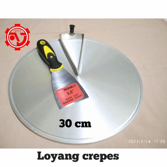 cetakan crepes#loyang membuat crepes 30cm