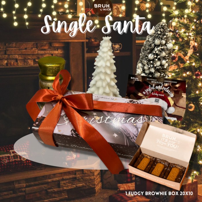 

Single Santa ( Christmas Hampers) Brownies 20X10