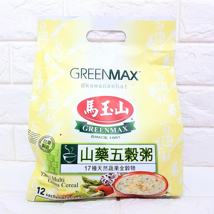 

[BISA COD] Greenmax Yam & Multi Grains Cereal | Sereal Multigrain
