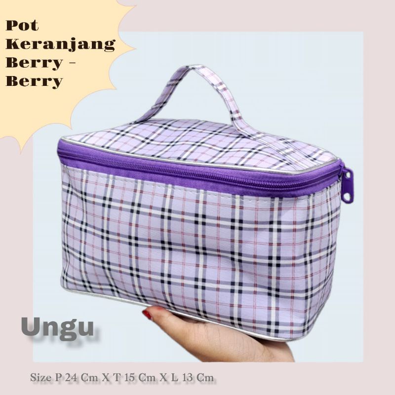 POUCH KOSMETIK ROONA KERANJANG/TAS MAKE UP STYLISH MURAH