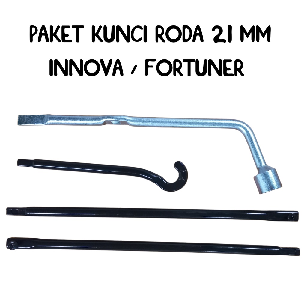 Paket Kunci Roda 21 MM Innova Fortuner Hilux Metema Original