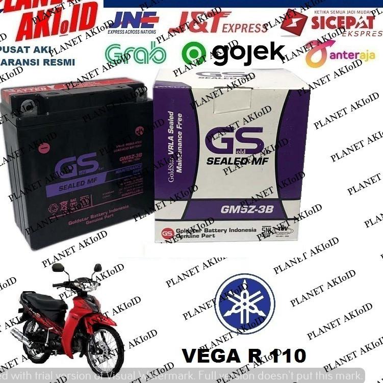 Aki Motor Yamaha Vega R / RR 110 GM5 GM5Z 3B GM5Z3B GS Y Accu Kering MF