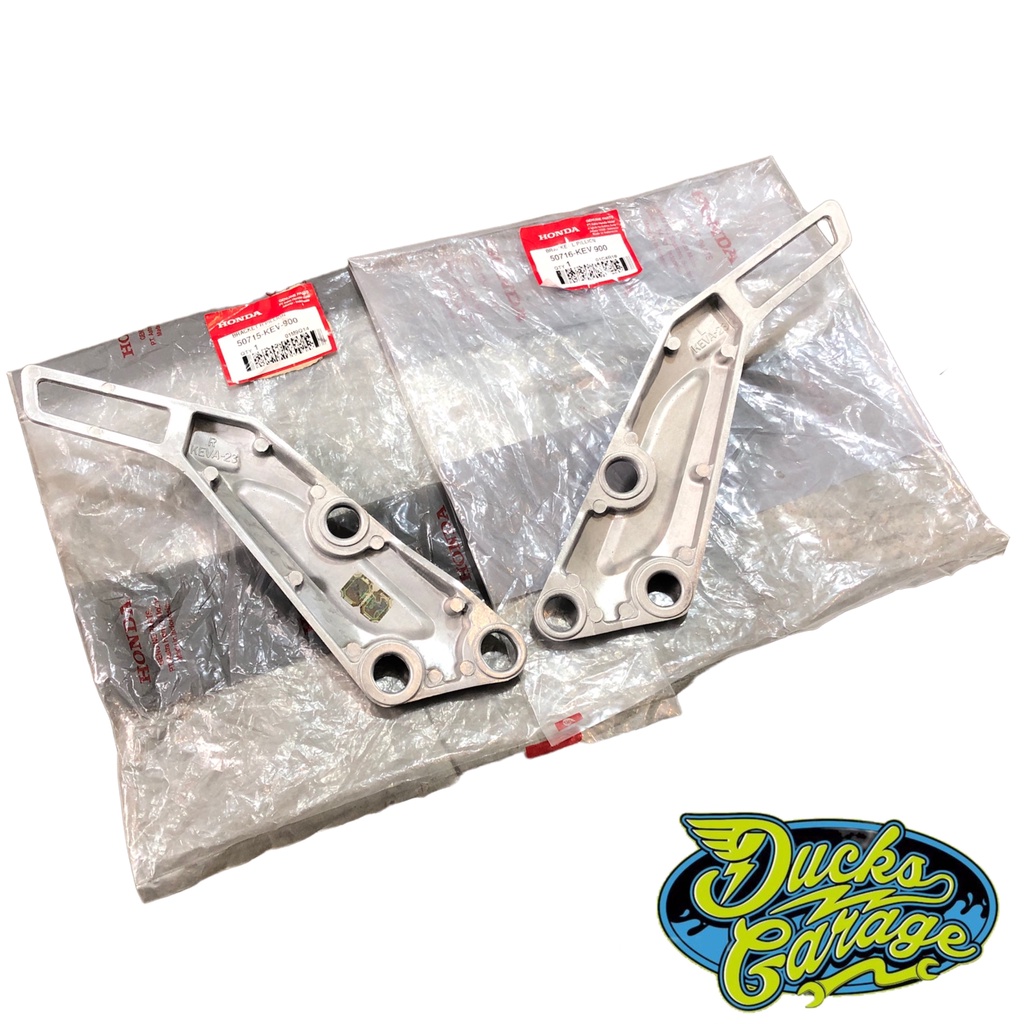 Besi Dudukan Step Belakang Honda Supra X 100 Lama Old Original Silver