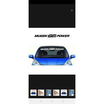 STIKER MOBIL STIKER KACA DEPAN MOBIL STIKER MUGEN STIKER CUSTOM