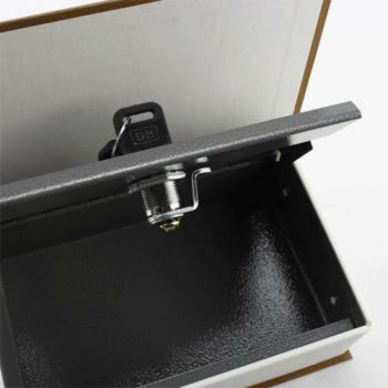 Brankas Buku Wadah Tempat Uang Perhiasan Duit Security Jewelry Key Lock Book Storage