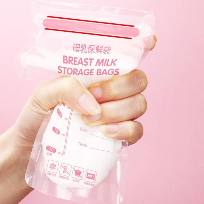 KANTONG ASI DOUBLE ZIP 200ml isi 30 pcs / PLASTIK ASI BPA FRE