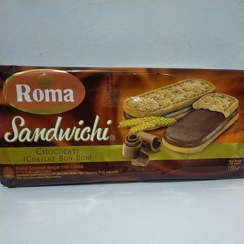 

Roma sandwichi chocolate 189 gram