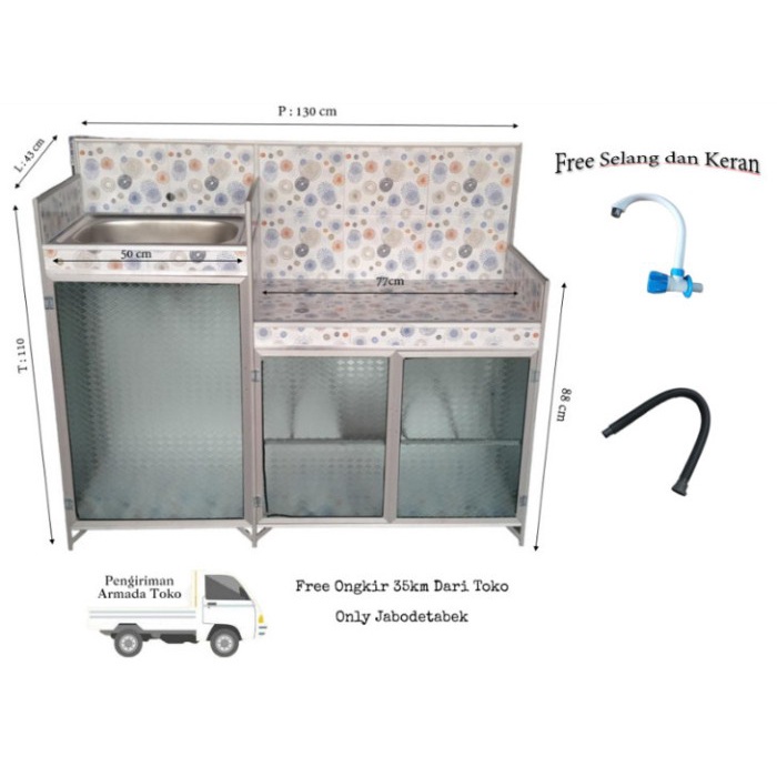 Rak Rak Cuci Piring/ Rak Wastafel/Rak Kompor Waftafel