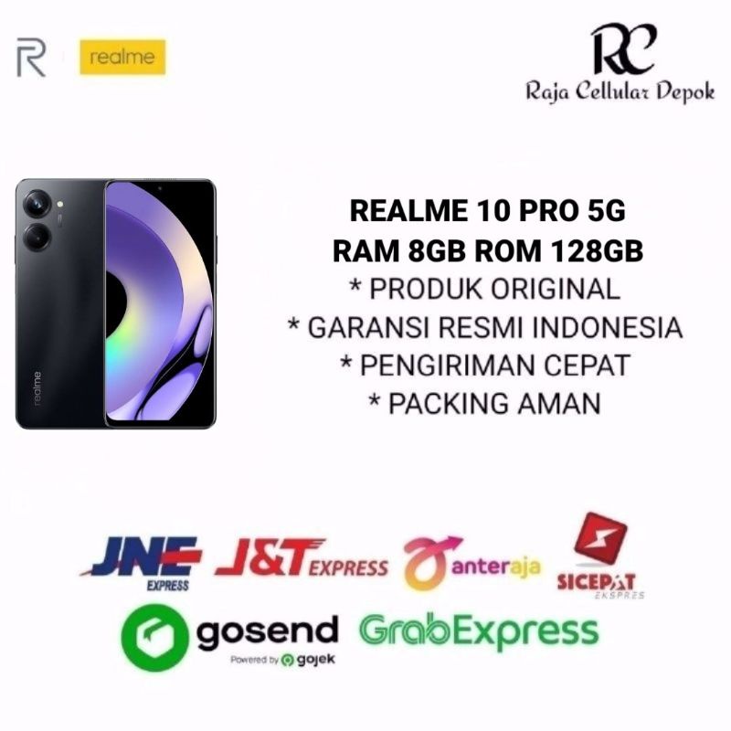 REALME 10 PRO 5G RAM 8GB ROM 128GB - GARANSI RESMI