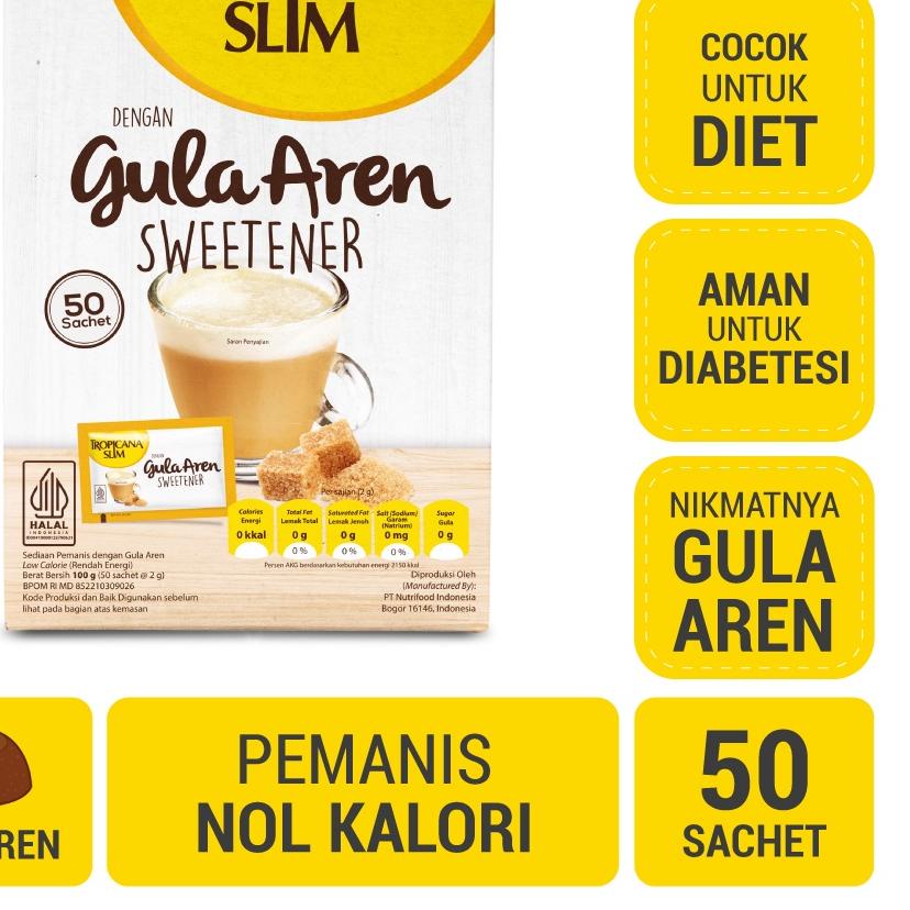 

Dapatkan Segera Tropicana Slim Sweetener Gula Aren 50 sachet - Pemanis untuk Bantu Batasi Gula GT7!!